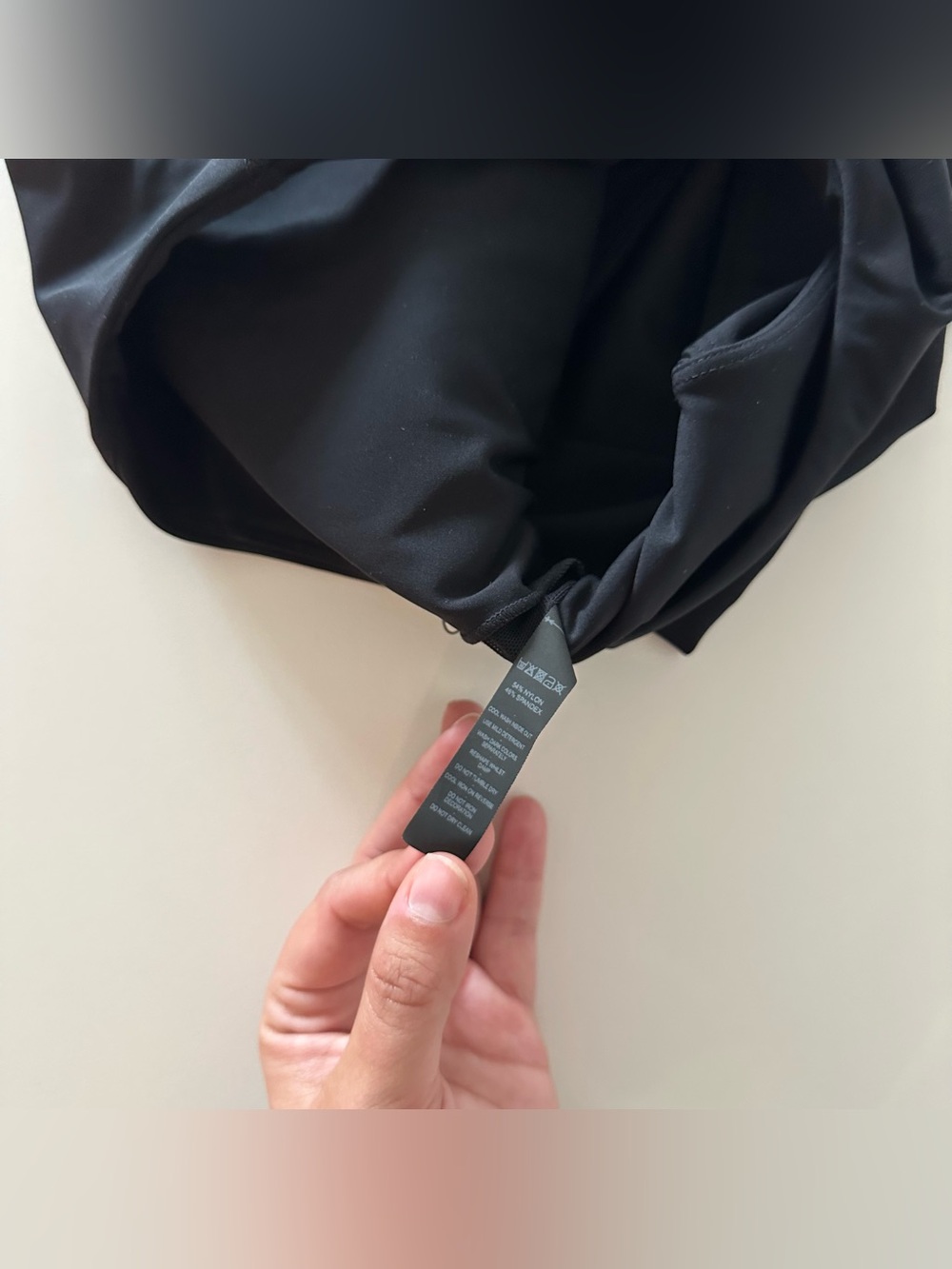 Three Nails Endura-Train High Neck Longline Black Sports Bra Compression S Crop - Picture 7 of 7